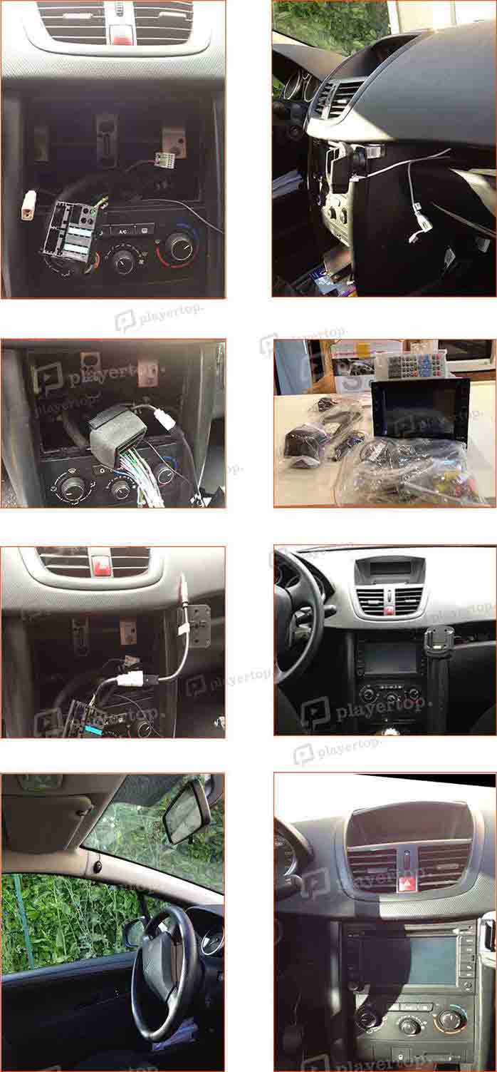 installation autoradio peugeot 207 2004 2009